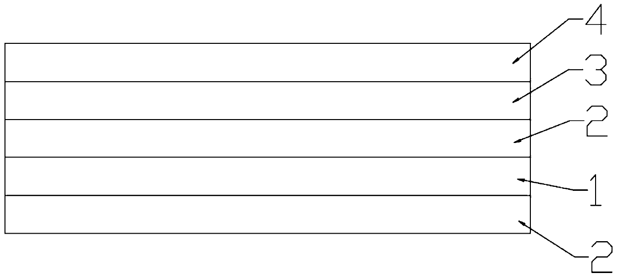 Production method of low-haze vacuum evaporation coating