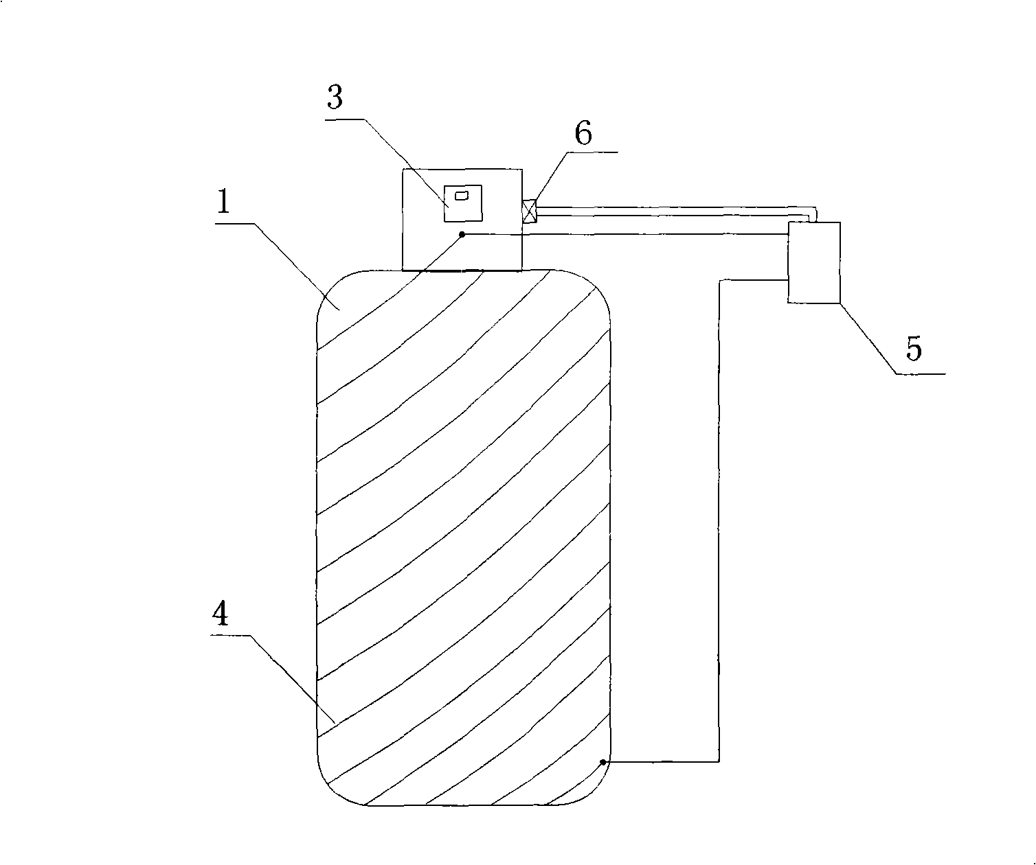 Alarming method for preventing anti-explosion fire-fighting pressure air-bottle from fault deflation