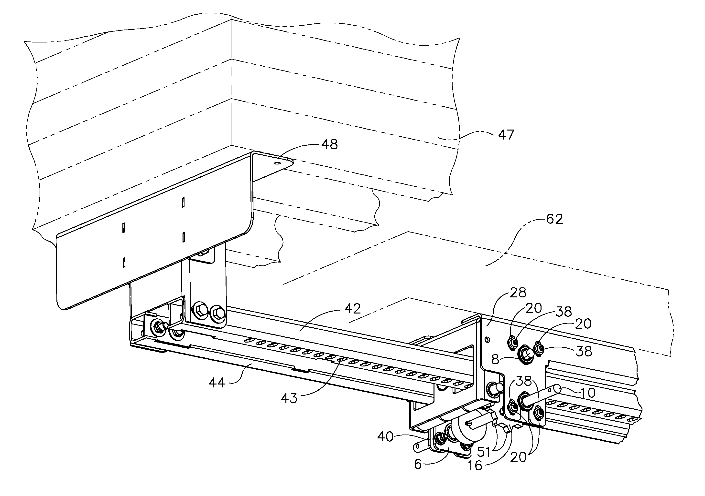 Drive mechanism for an extendable member