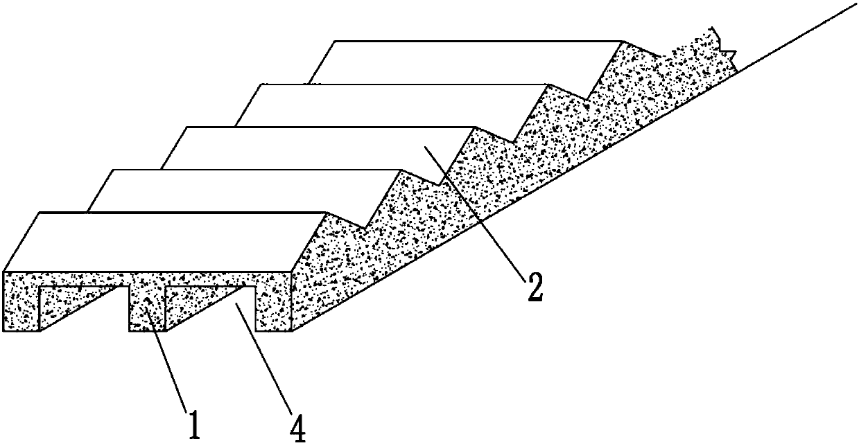 Lightweight fabricated staircase and construction method