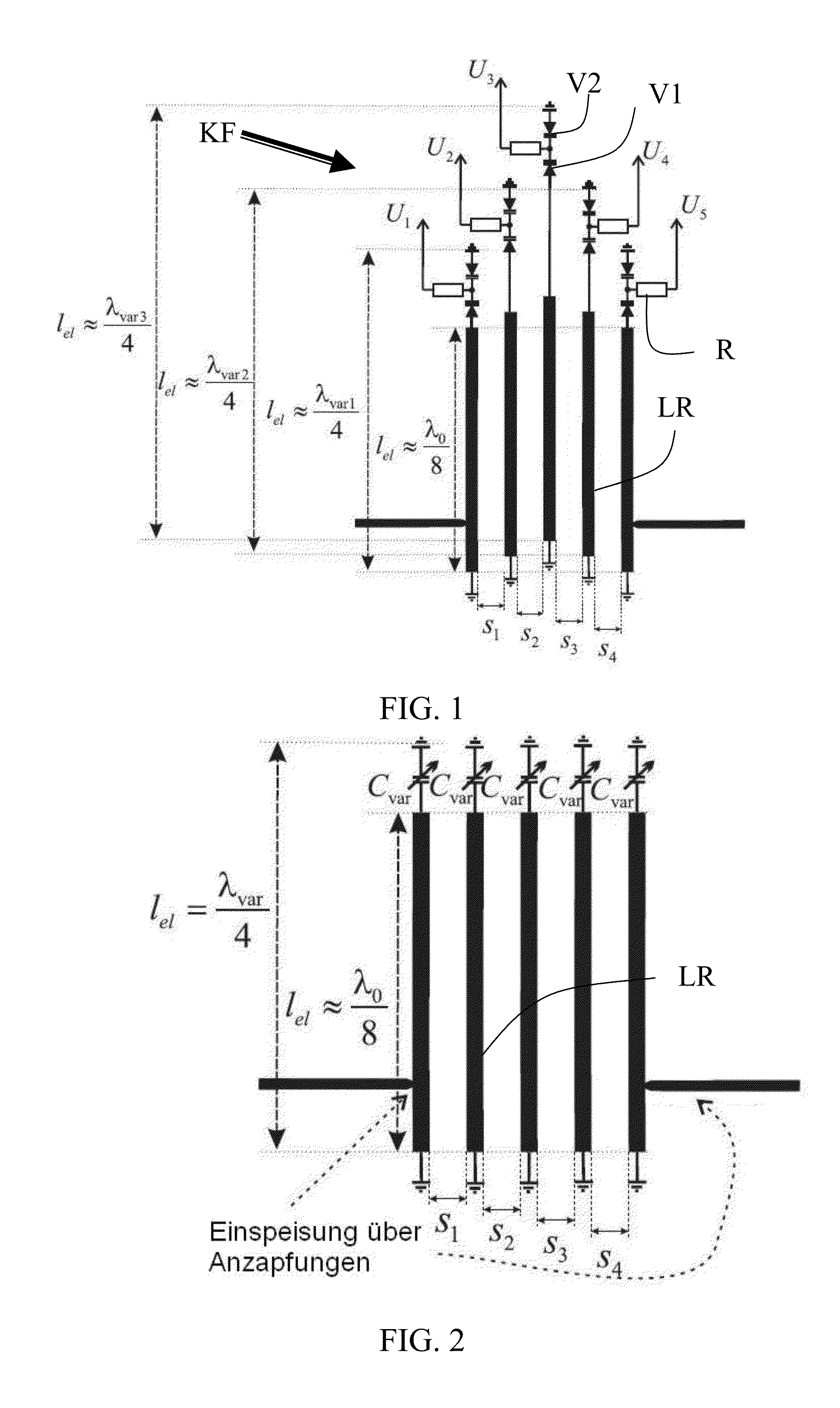 Reconfigurable bandpass filter based on a planar combline filter comprising varactor diodes