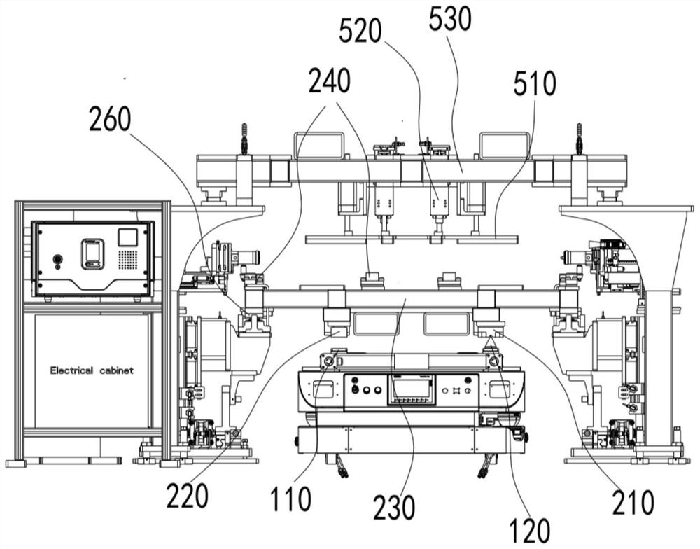 Leak hunting device and leak hunting method