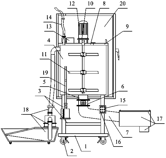 Intelligent large cement foaming machine