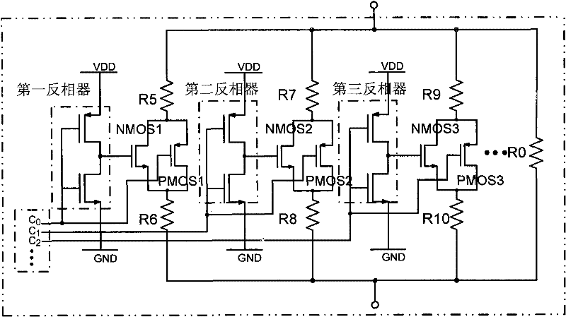 A lvds receiving circuit with adjustable input resistance