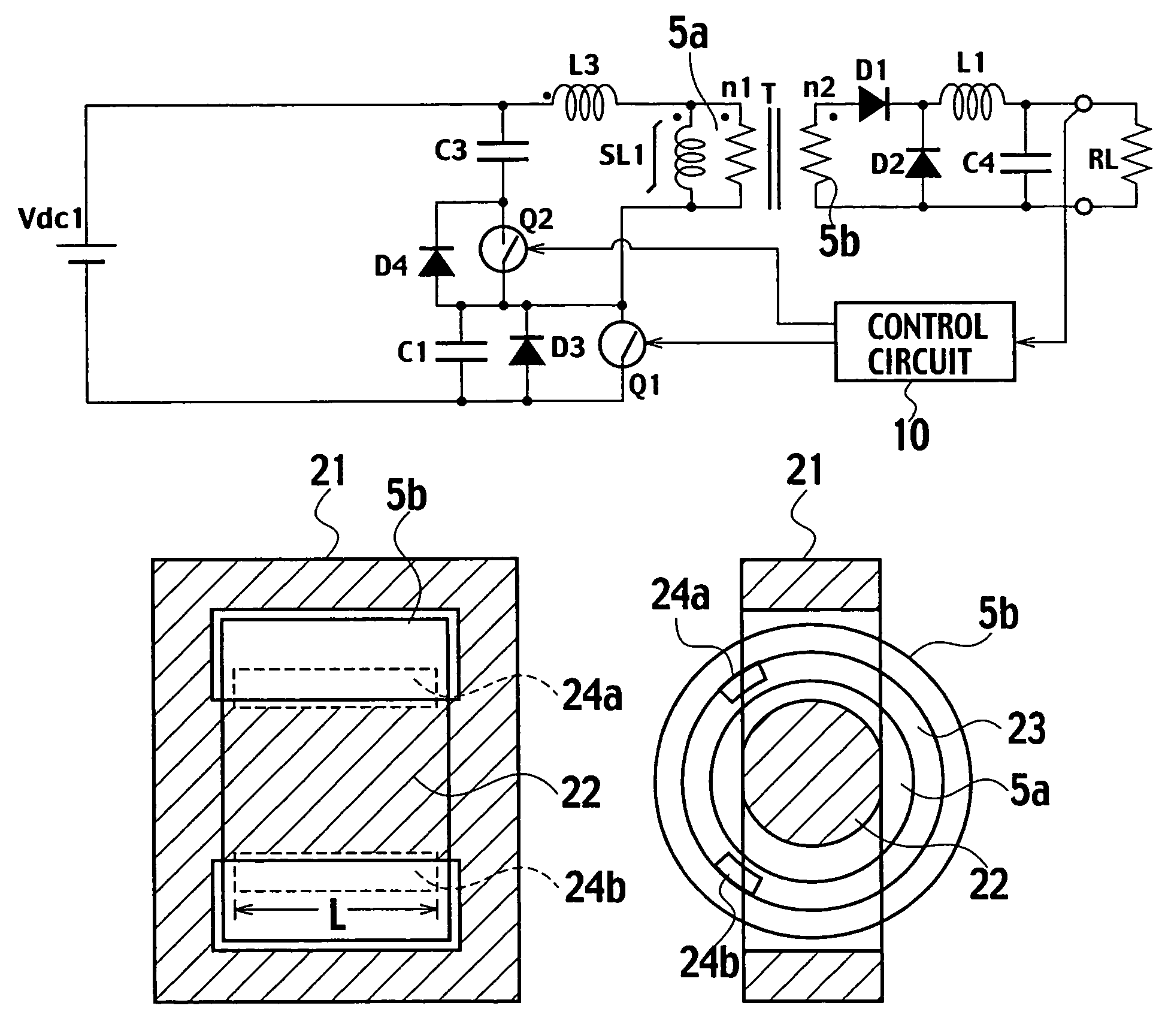 Switching power supply device