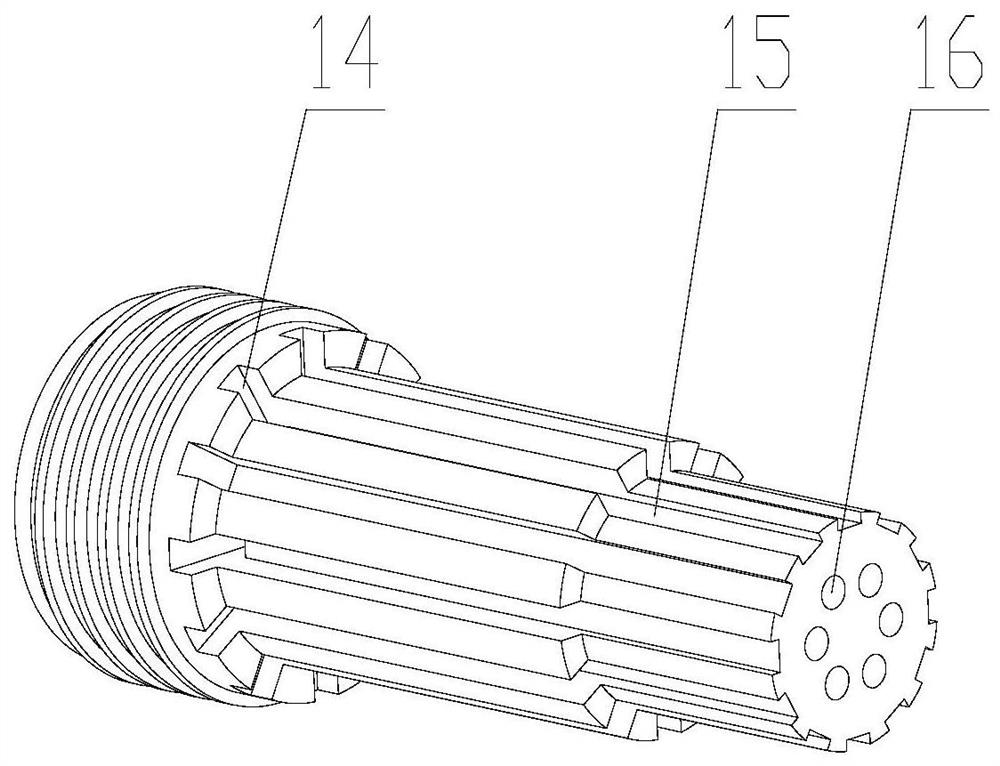 Turbine structure using electromagnetic bearing