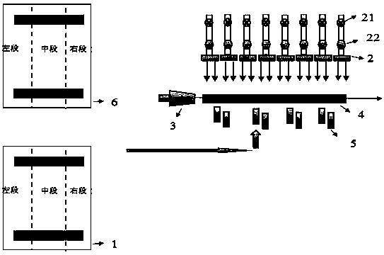 Steel pipe offline quenching production device and method