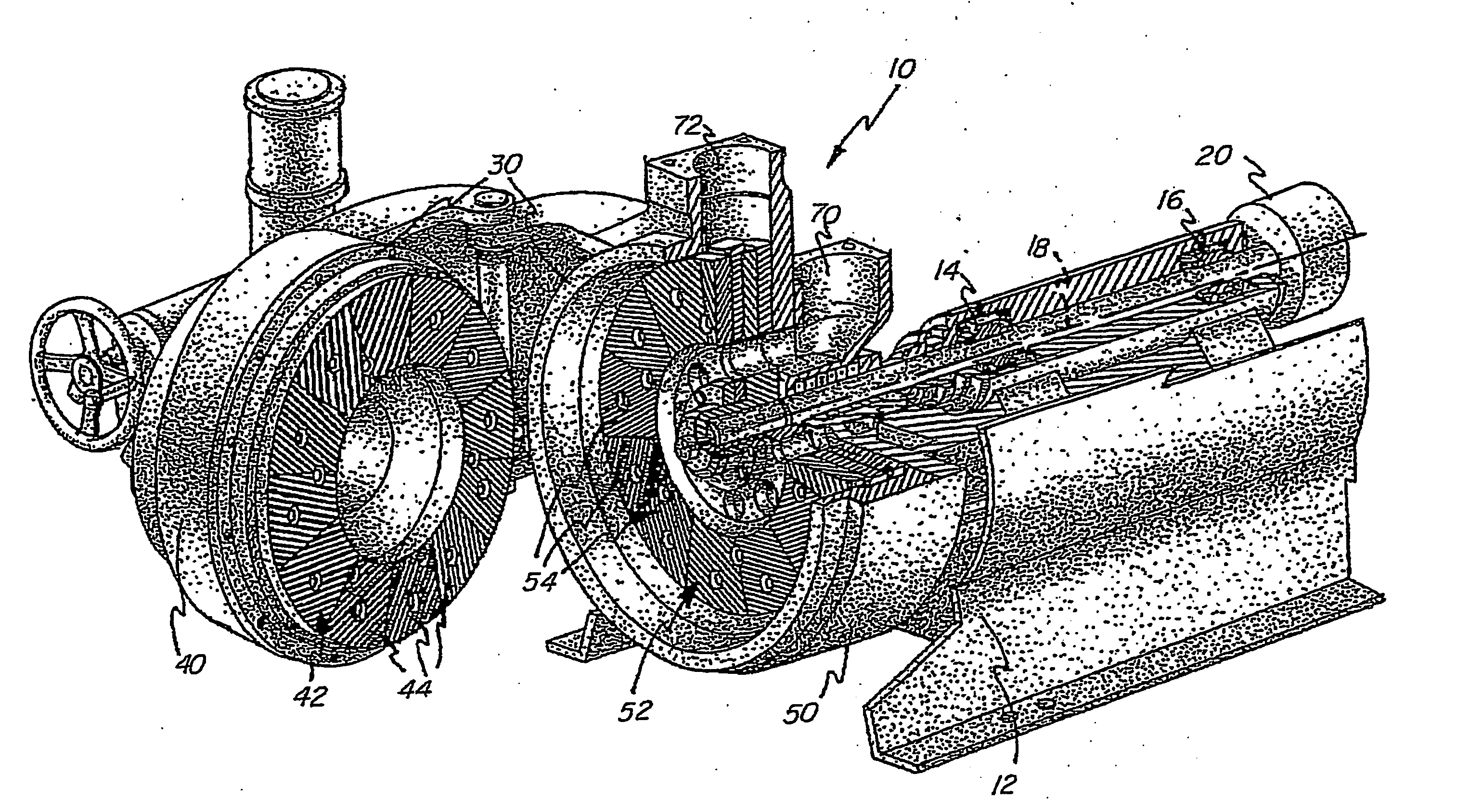 Self-aligning and actively compensating refiner stator plate system