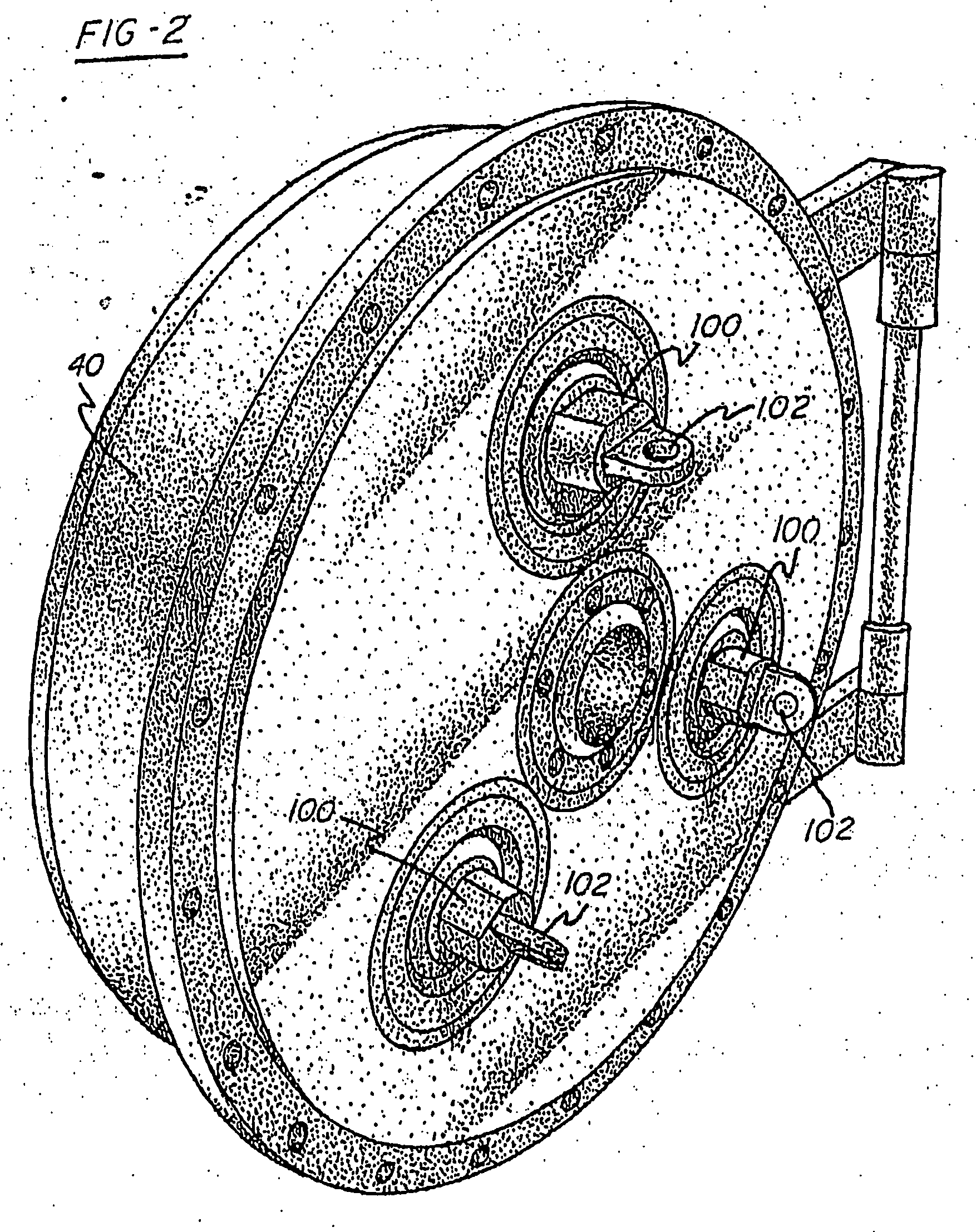 Self-aligning and actively compensating refiner stator plate system