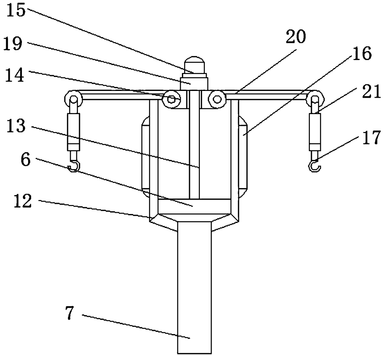 Medical care infusion rack with alarming function