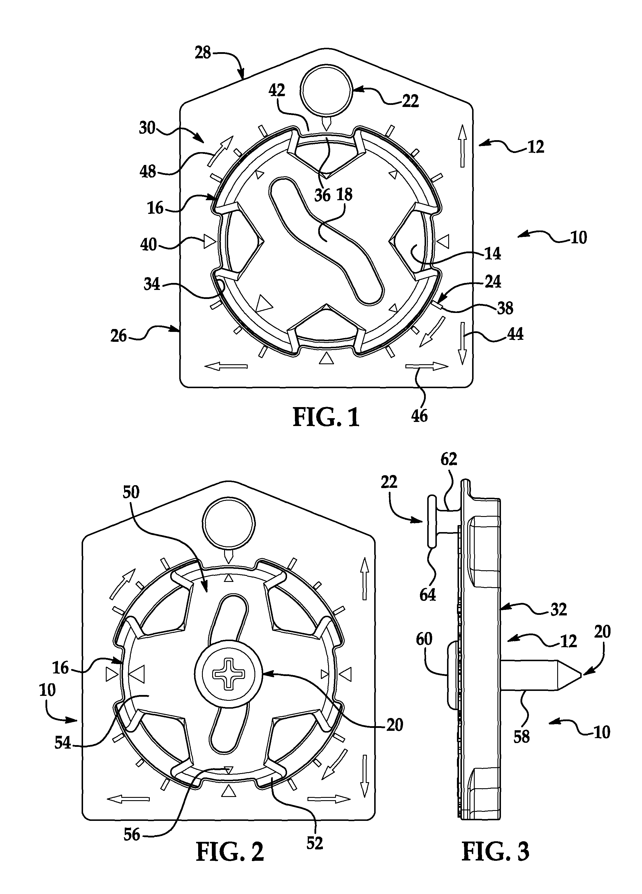 Adjustable picture-hanger assembly