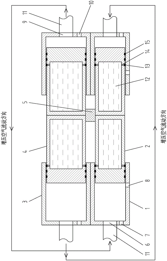 Non-crankshaft engine with air cylinder contraposition device