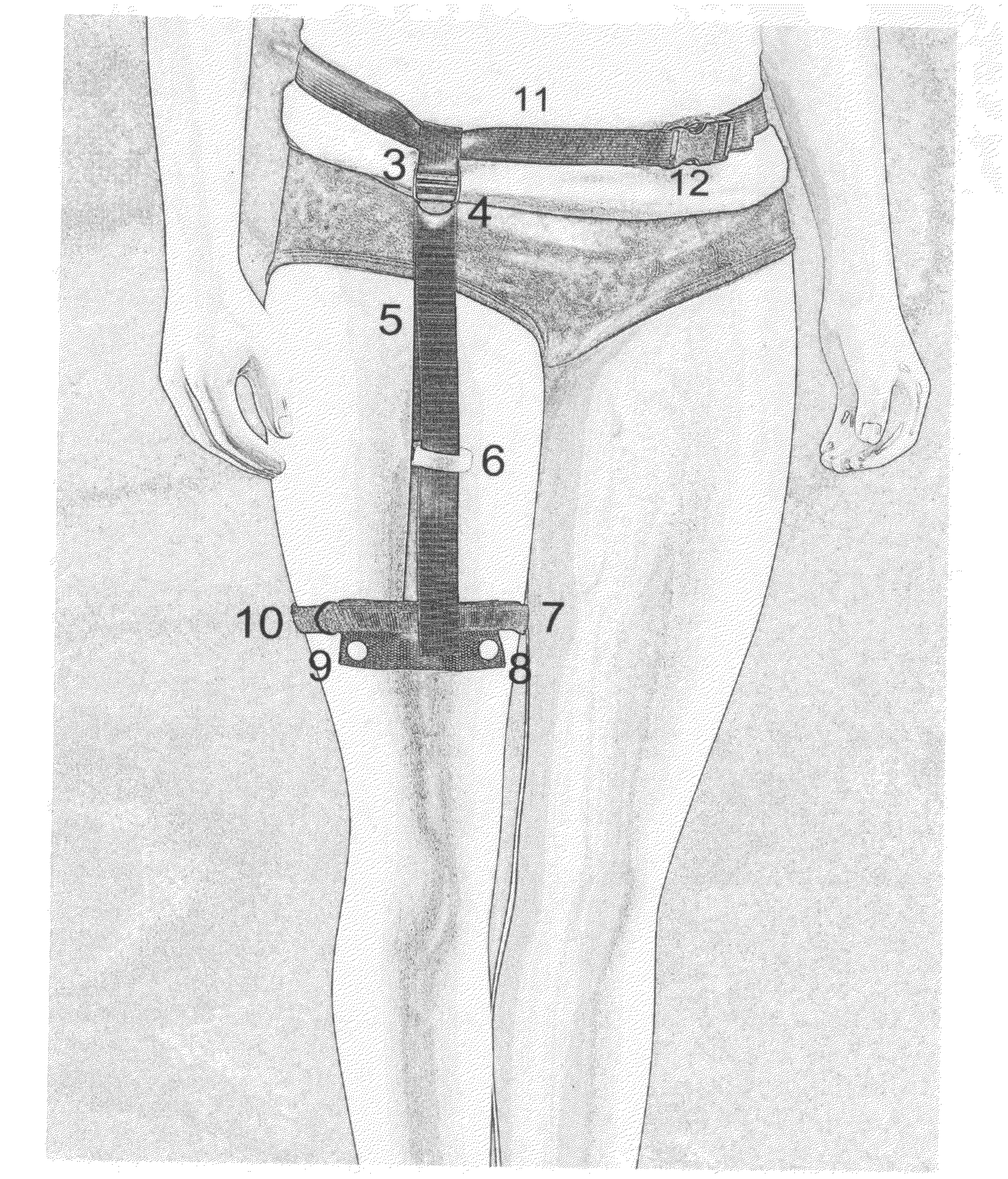 Catheter Leg Bag Support Device