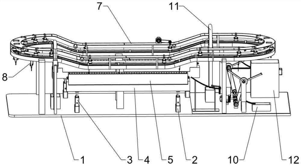 Operating room instrument cleaning and disinfecting device with drying function