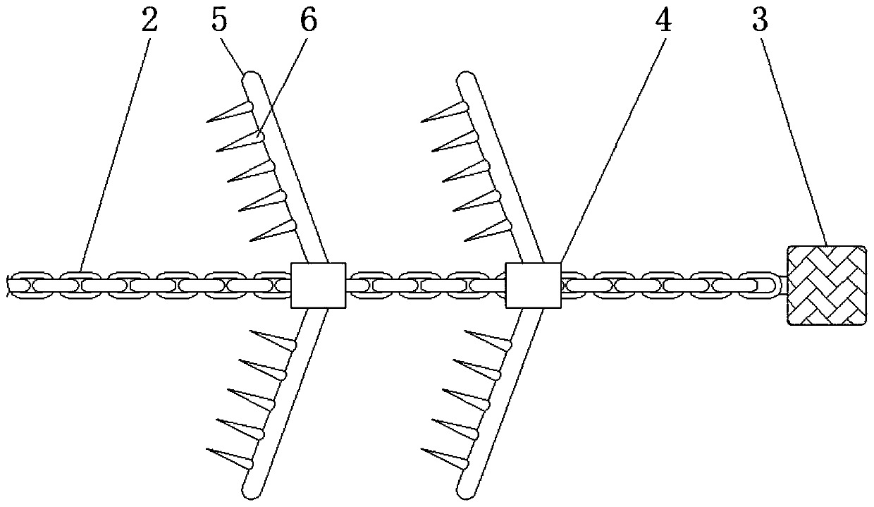 Modern ship mooring positioning device