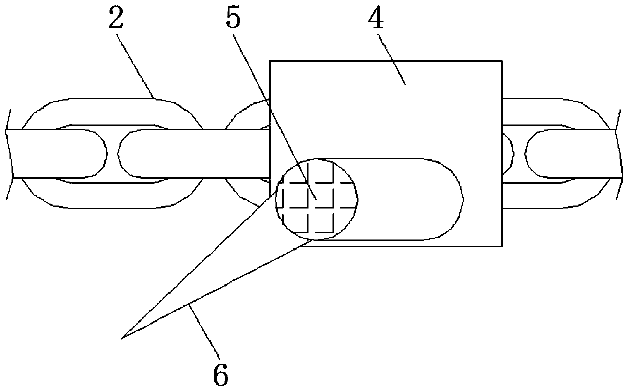 Modern ship mooring positioning device