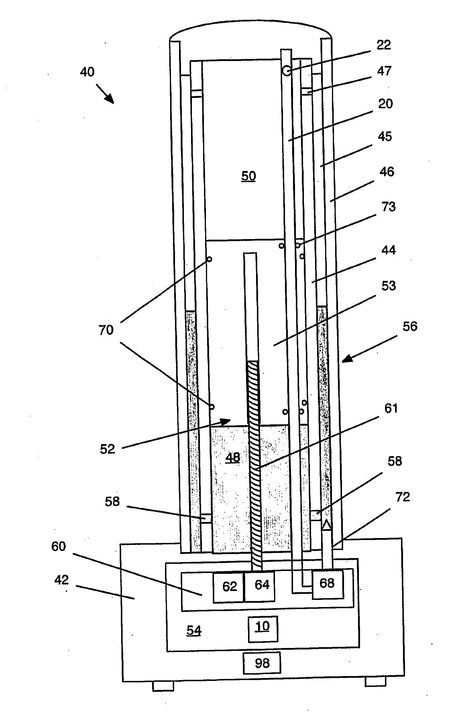 Linear Fluid Timepiece