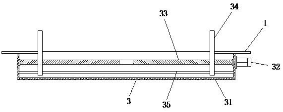 Clamping device for electronic component patch processing