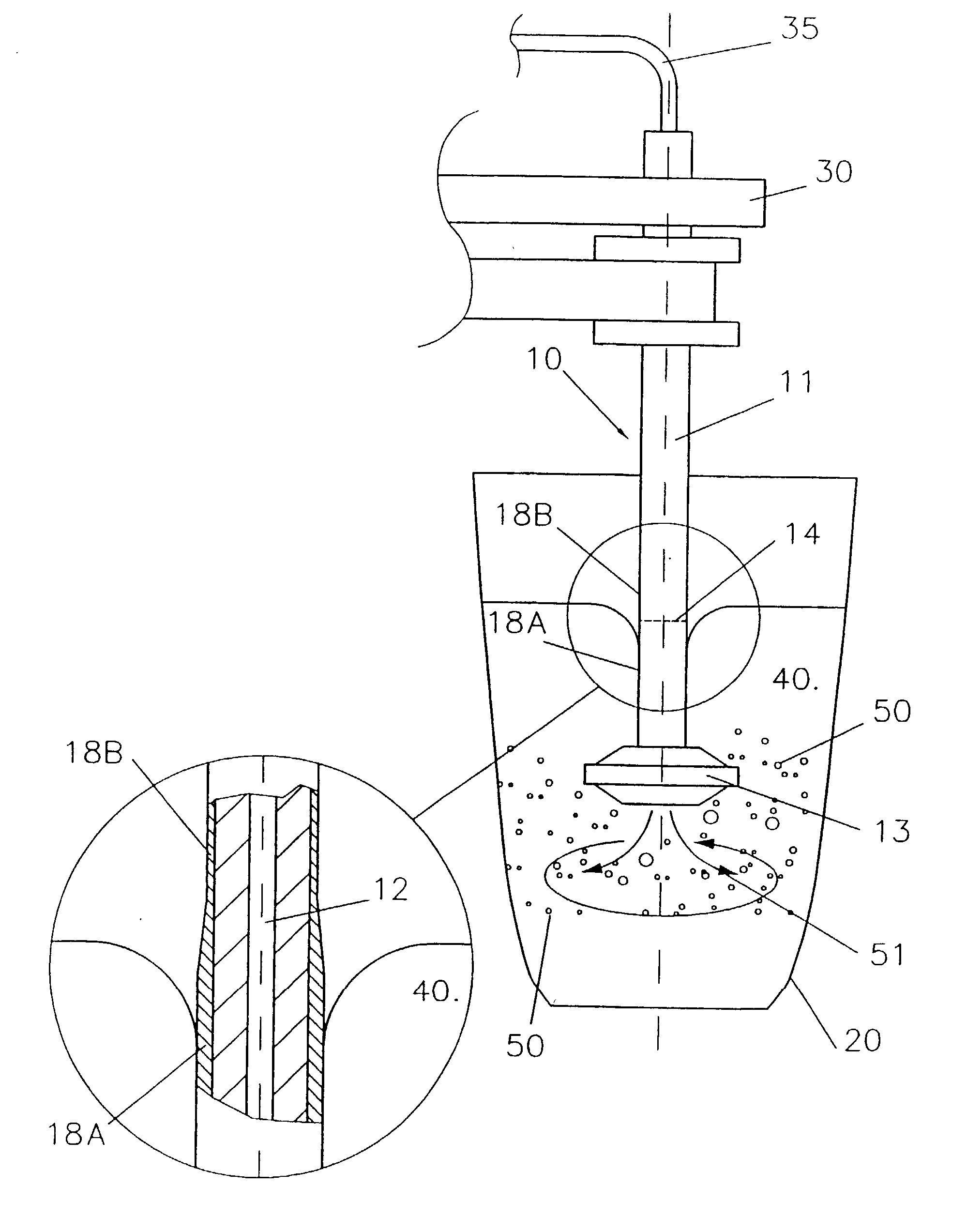 Protection coating of wear-exposed components used for refining molten metal