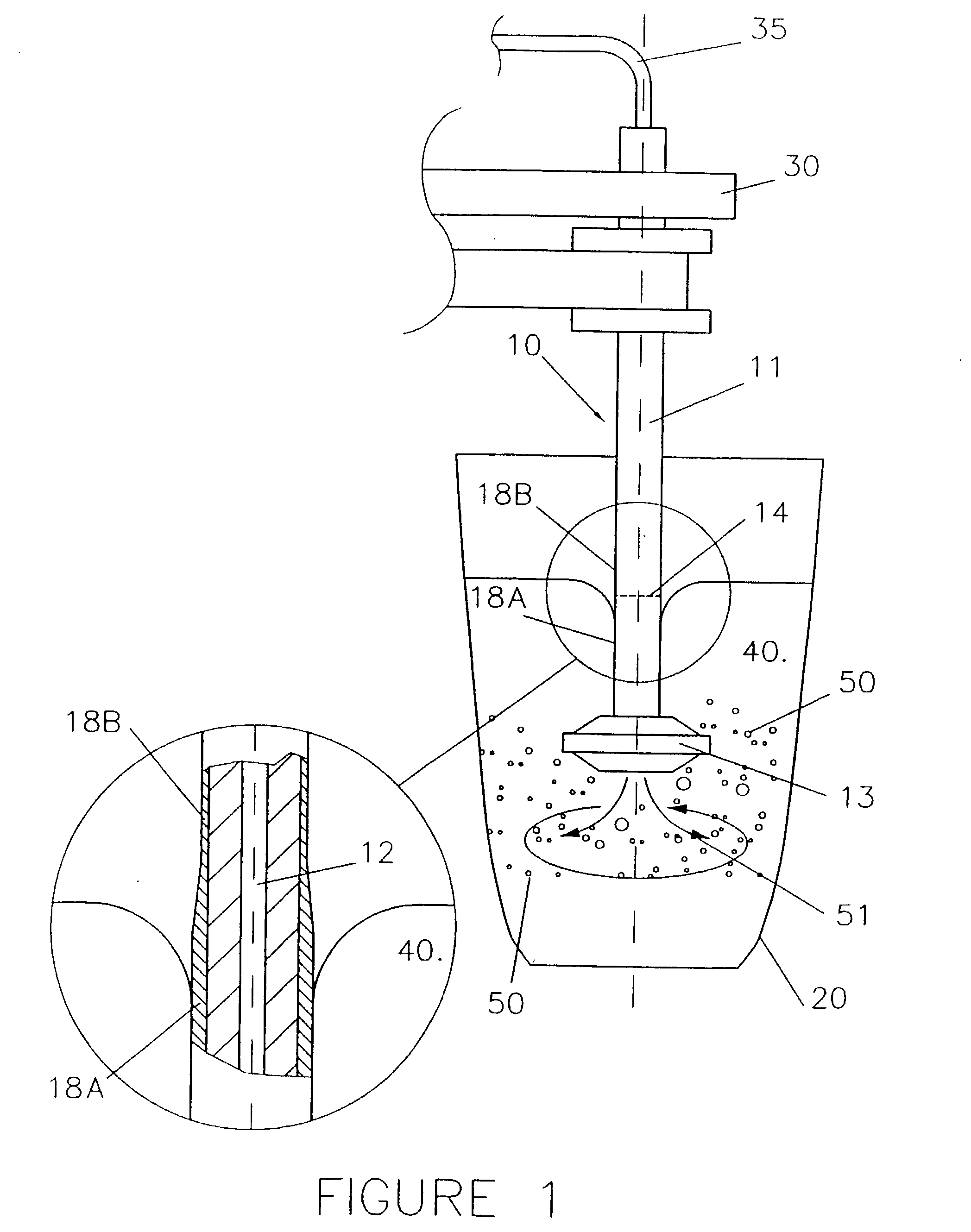 Protection coating of wear-exposed components used for refining molten metal