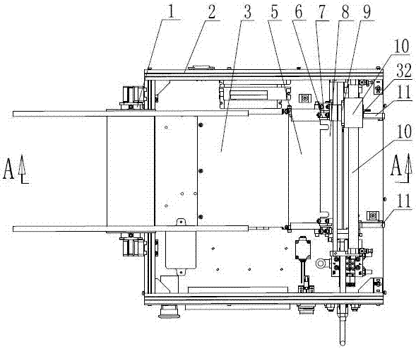 Automatic cutting, feeding and counting device for connected ribbons