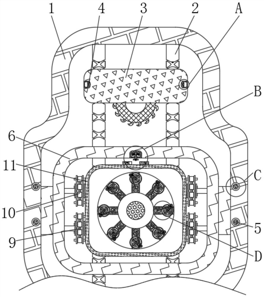 Fixed-length cutting device capable of fixing steel bars for building