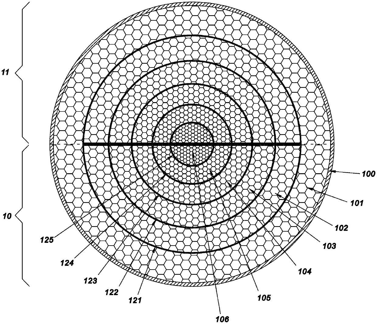 Method for producing Luneberg lens without using adhesive