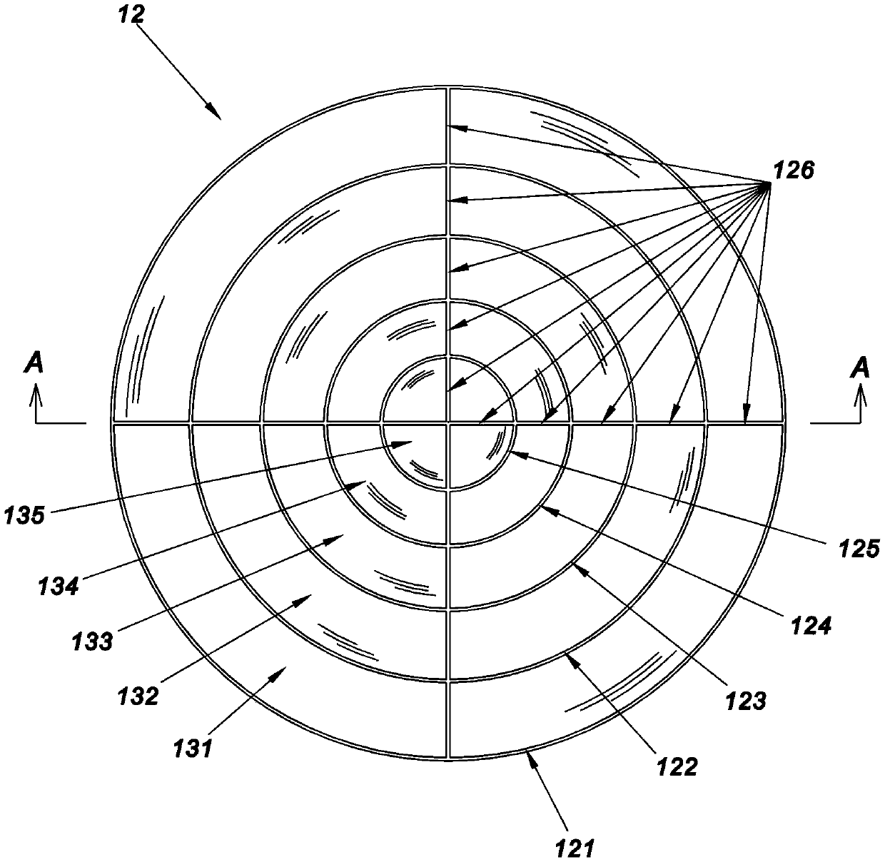 Method for producing Luneberg lens without using adhesive