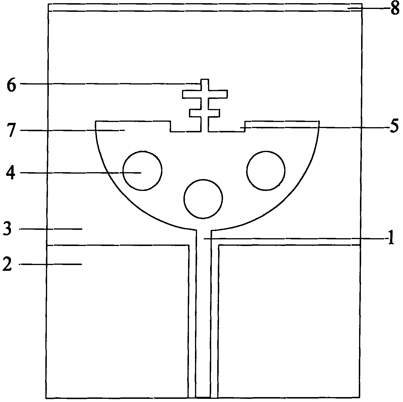 Ultra wide band cup-shaped monopole antenna