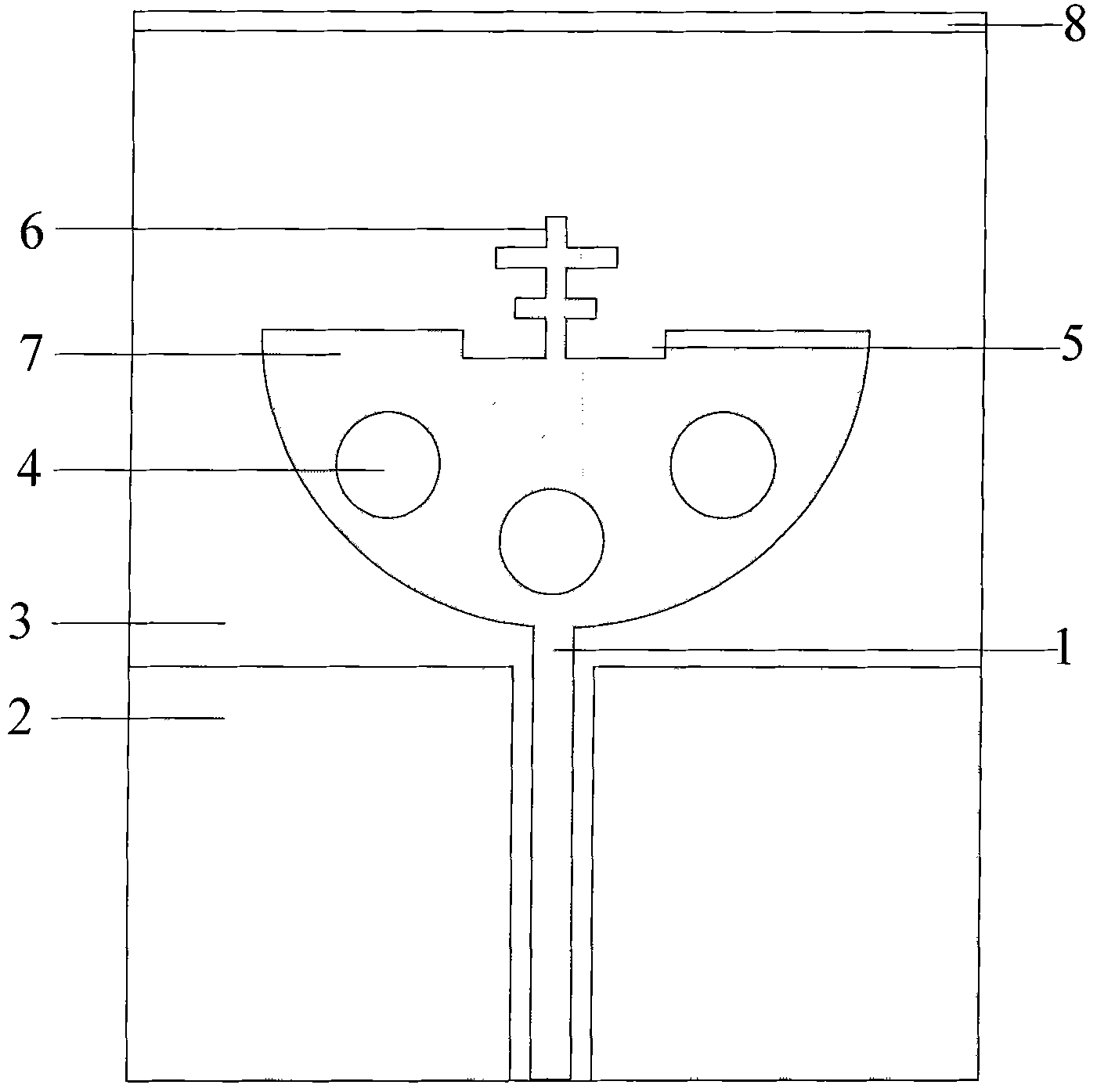 Ultra wide band cup-shaped monopole antenna