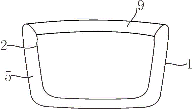 Built-in negative-pressure drainage metering device for blood discharged from vagina for obstetrical department