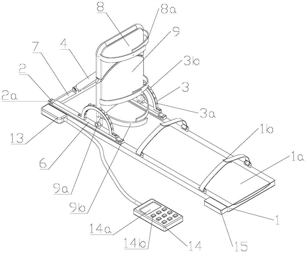 Medical multifunctional ankle pump training device