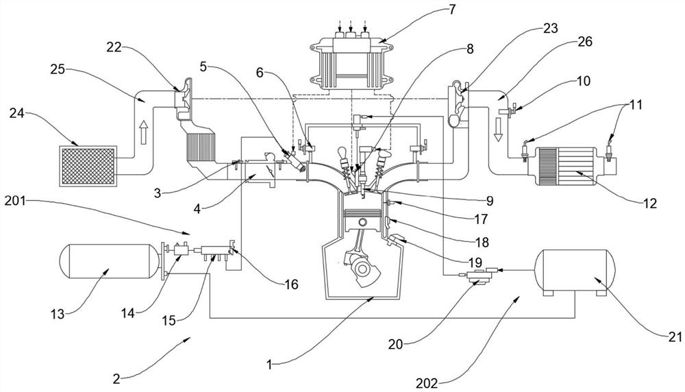 Novel engine system and injection pulse width correction method