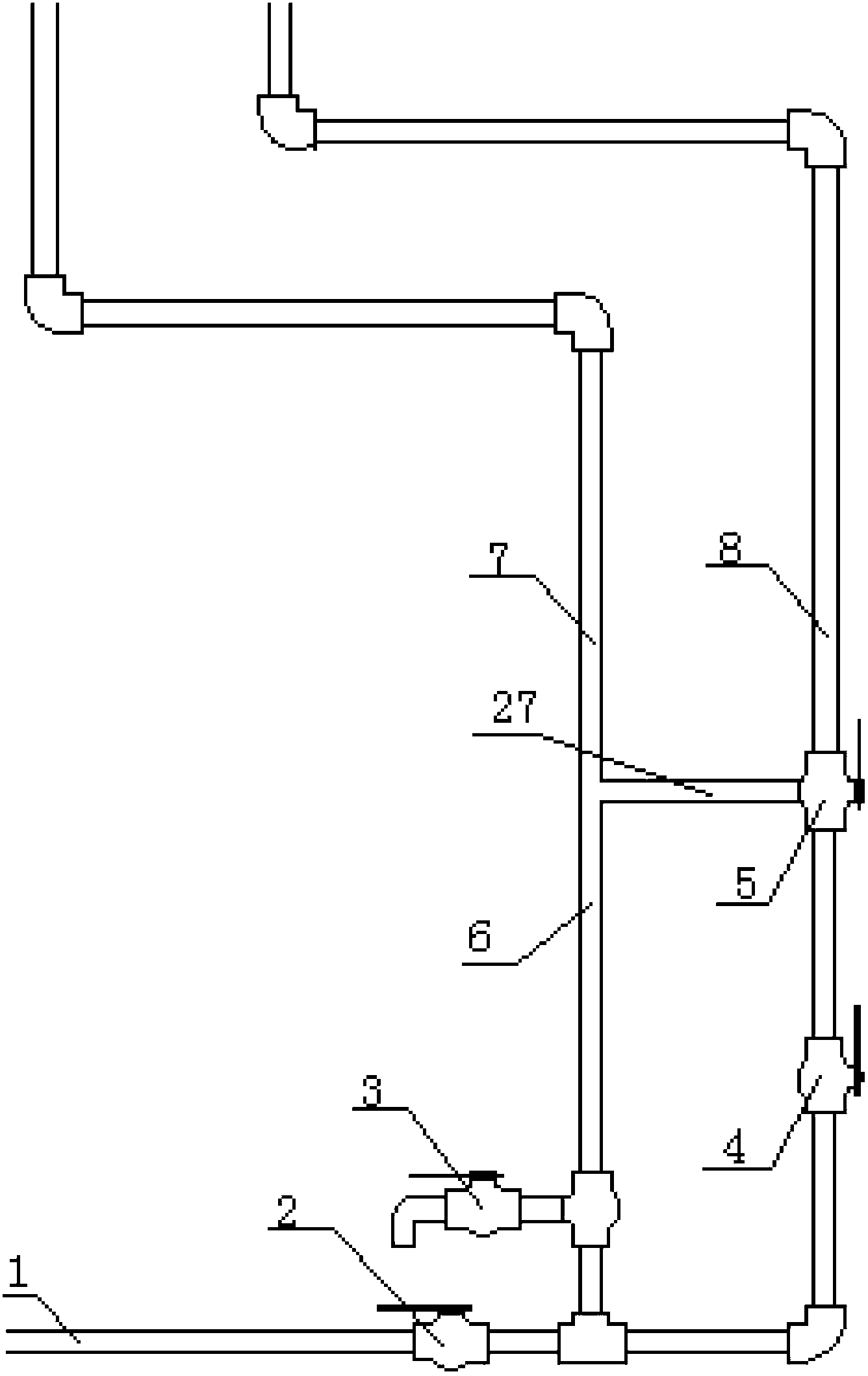 Novel solar water-saving emission-reducing system device