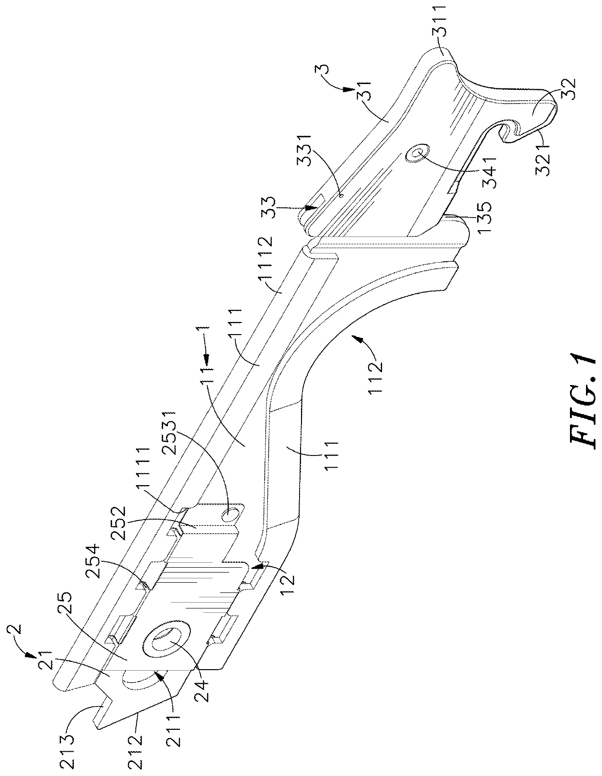 Handle mounting structure