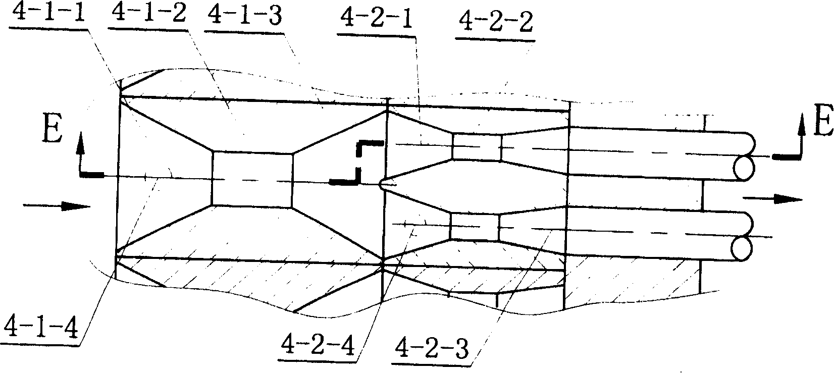 Device for roughly regulating or fine adjustment for paper banner through adding diluent water