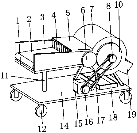 Automatic straw cutting robot for agricultural harvesting