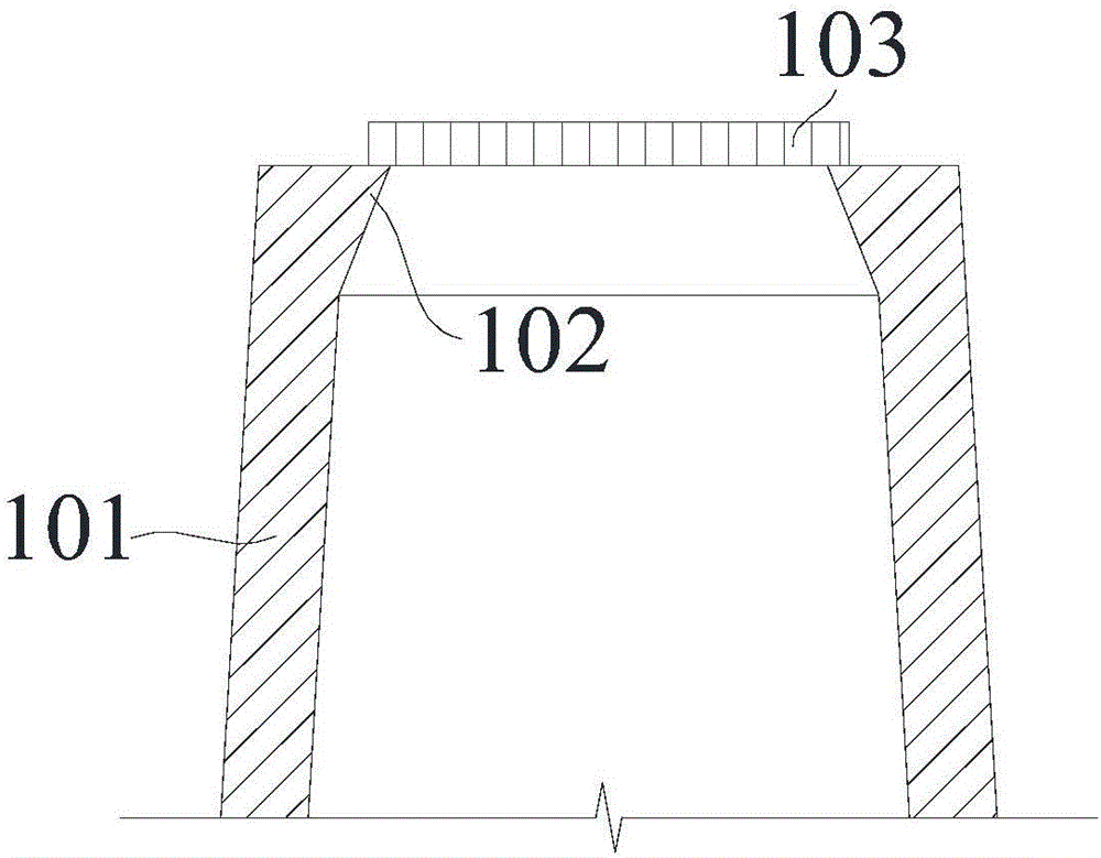 Hollow bridge pier capping construction method