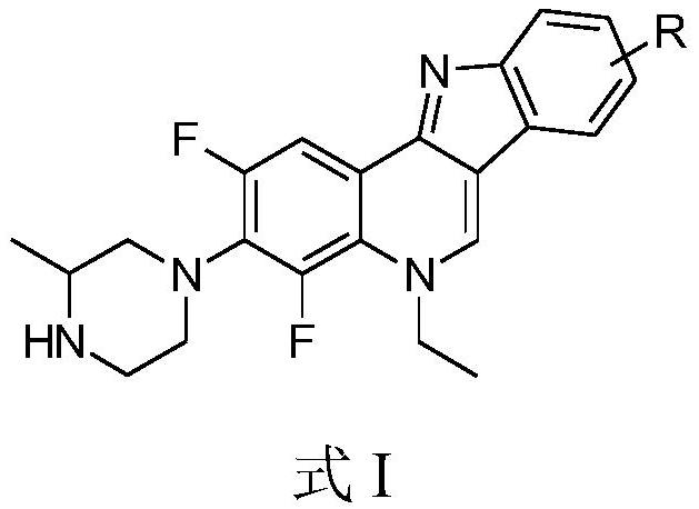 Isorcryptolepine analogue, preparation method of isorcryptolepine analogue from lomefloxacin, and application thereof