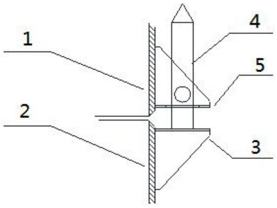 In-place guiding device for segmented hoisting and air pairing of heavy tower equipment