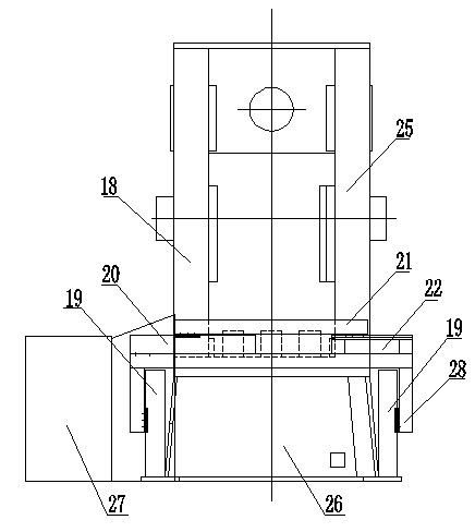 Full-automatic punching machine with manipulators and suitable for fastener production