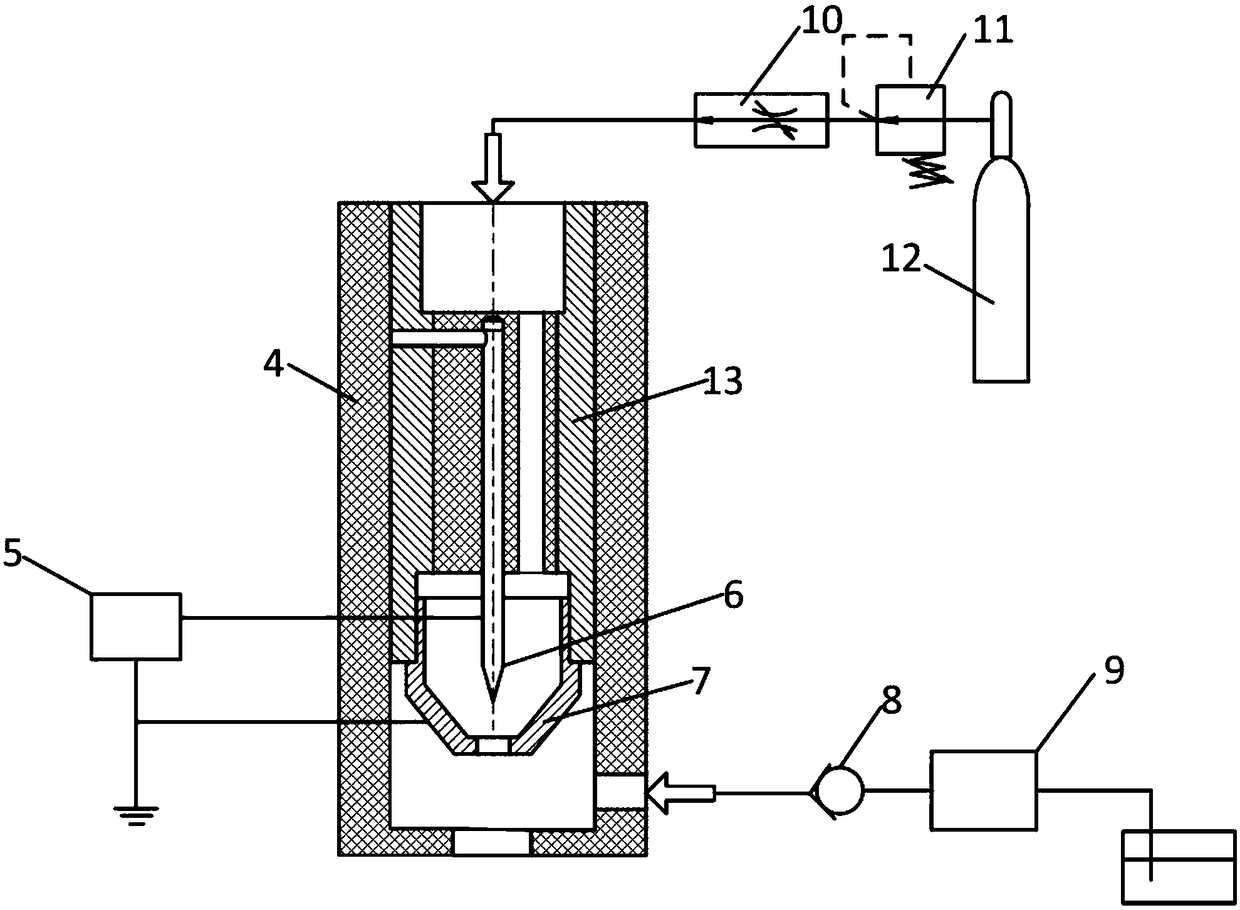 Atomizing cold plasma jet generation device