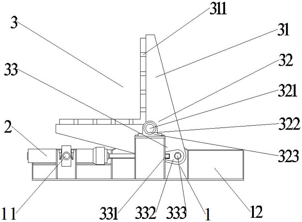 Overturning and packaging machine