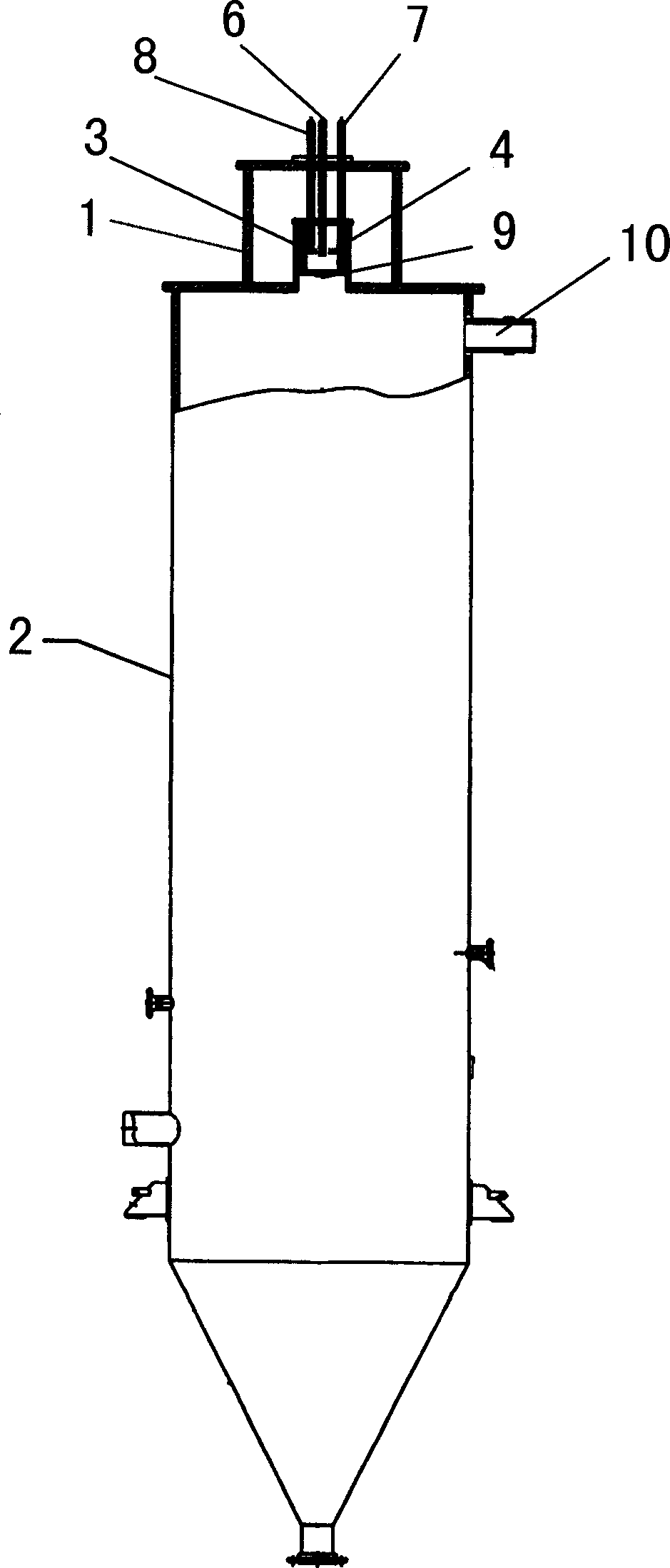 Method and equipment for preparing nano grade biological powder material