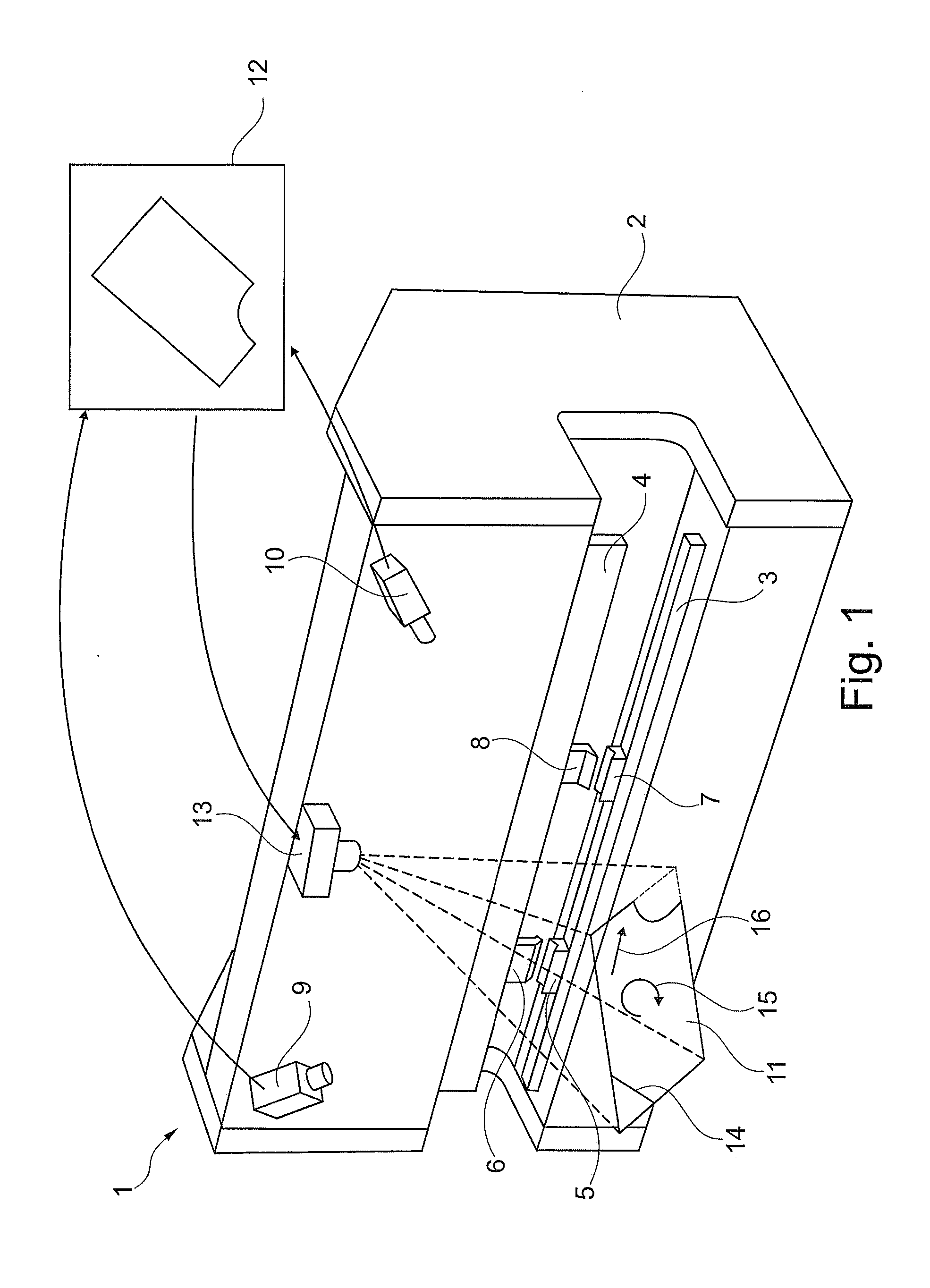 Method and Device for Aiding in Manual Handling of a Work Piece During Machining