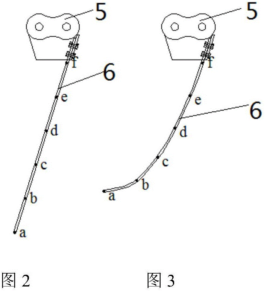 Multipoint contact elastic piece type paddy filed travelling mechanism