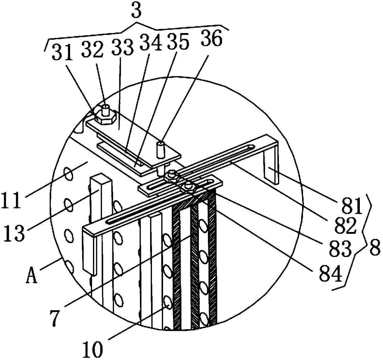 High-temperature-resistant reinforced storage battery partition plate