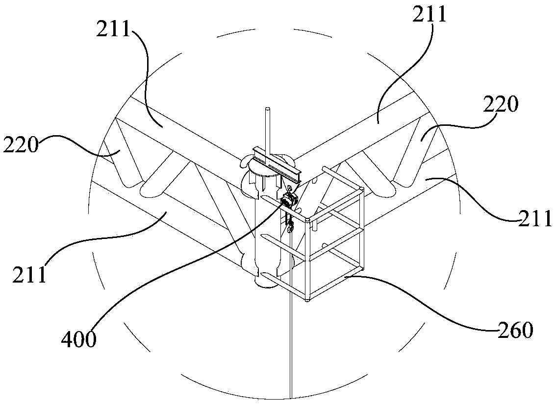 Anti-storm overwater device and working method thereof