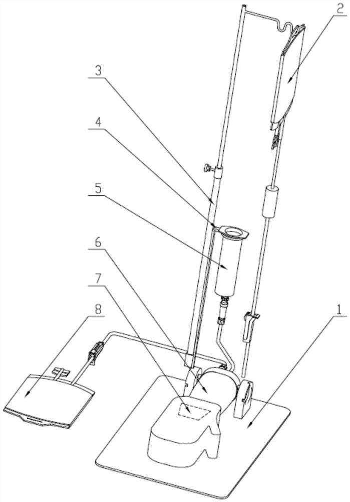 Low-cost portable nursing injection training set