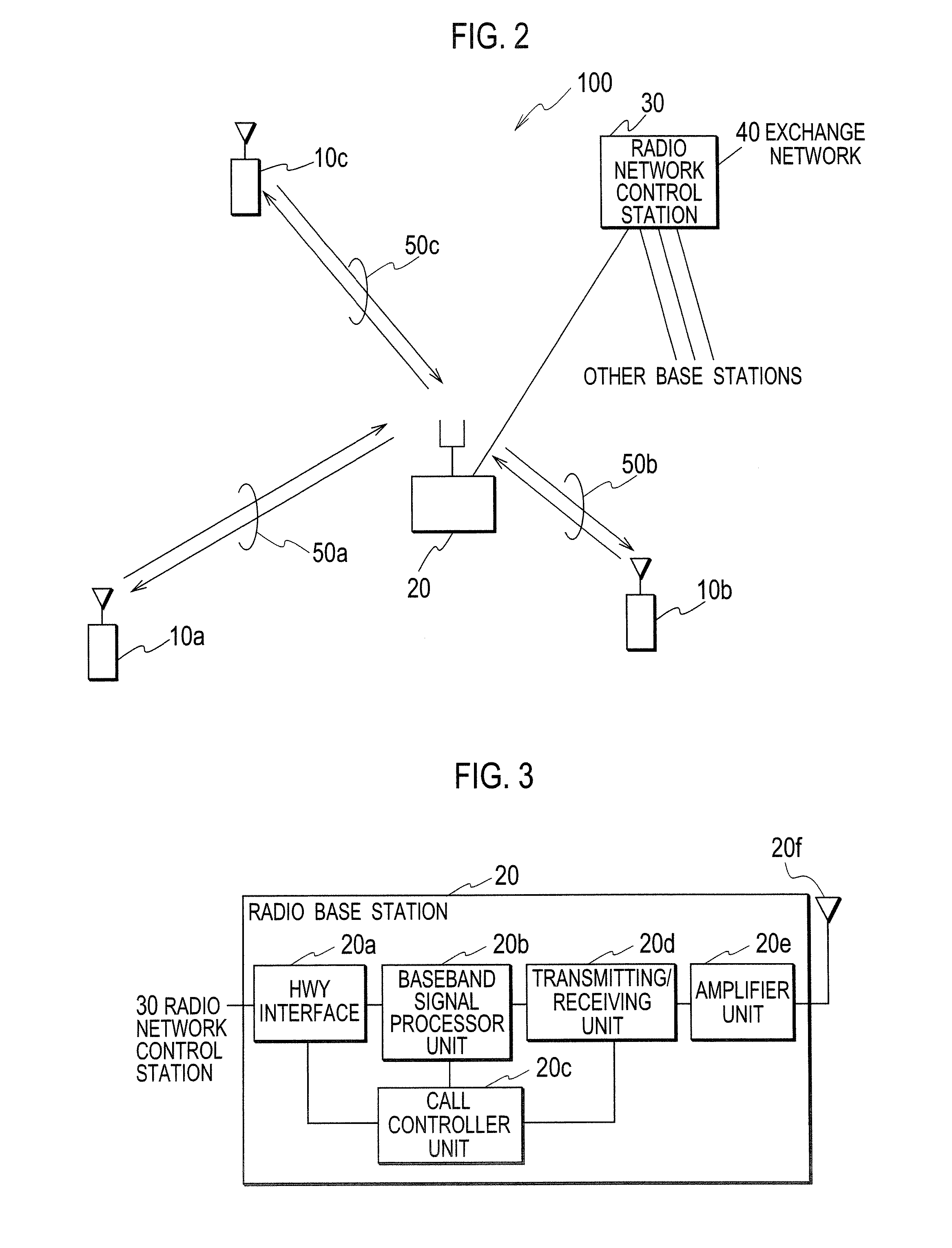 Radio Base Station, Radio Line Control Station, And Mobile Communication System, And Mobile Communication Method